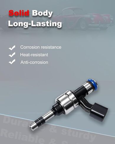 Fuel Injector Compatible with 2012-2022 Cadillac, Chevy, Buick, GMC Vehicles - ATS, CTS, SRX, XTS, Camaro, Caprice, Equinox, Impala, Traverse, Enclave, Canyon, Terrain - Replace# FJ1157 in Saudi Arabia