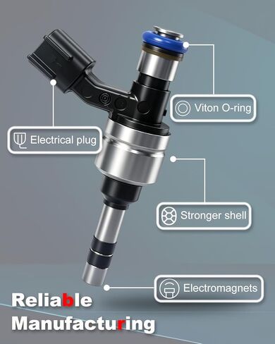 Fuel Injector Compatible with 2012-2022 Cadillac, Chevy, Buick, GMC Vehicles - ATS, CTS, SRX, XTS, Camaro, Caprice, Equinox, Impala, Traverse, Enclave, Canyon, Terrain - Replace# FJ1157 in Saudi Arabia