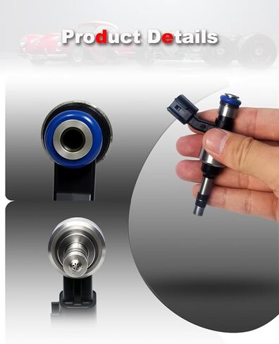 Fuel Injector Compatible with 2012-2022 Cadillac, Chevy, Buick, GMC Vehicles - ATS, CTS, SRX, XTS, Camaro, Caprice, Equinox, Impala, Traverse, Enclave, Canyon, Terrain - Replace# FJ1157 in Saudi Arabia