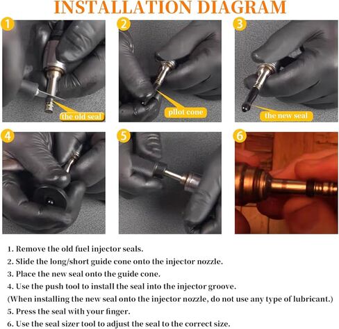 Fuel Injector Rail Assembly Remover Tool Kit GM245, Compatible with Cadillac Chevrolet Saturn Pontiac Subaru 6706 EN-49248 EN-49245 EN-51105 18683AA000, Fuel Injector Seals Install Replace Tools Set in Kuwait