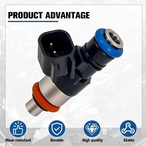 Car Fuel Injector, Vehicle Engine Fuel Injector Nozzle, OEM# FJ1000 842-12353 0280158077 Replacement Accessories, Compatible with Taurus Edge Flex Fusion MKX MKT MKS MKZ CX-9 in Saudi Arabia