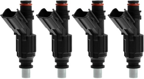 A-Premium Fuel Injectors Compatible with Toyota Corolla ZZE150 ZZT250 CDE120 ZZE141 Auris ZZE150 Avensis, Set of 4 in Kuwait