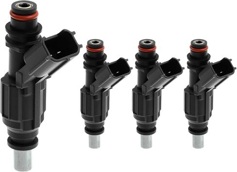 A-Premium Fuel Injectors Compatible with Toyota Corolla ZZE150 ZZT250 CDE120 ZZE141 Auris ZZE150 Avensis, Set of 4 in Kuwait
