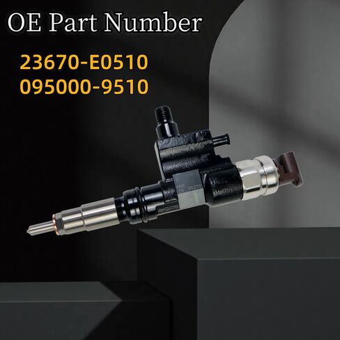 23670-E0510 Diesel Fuel Injector,Common Rail Fuel Injector Nozzle Replaces 095000-9510,Compatible with Hino 300 N04C Toyota Dyna in Saudi Arabia