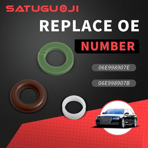 06E998907E 6 Set Fuel Injector Seal Repair O-Ring Kit Compatible With A4 A5 A6 A7 A8 Q5 Q7 TT fit for VW Touareg 06E998907B in Saudi Arabia