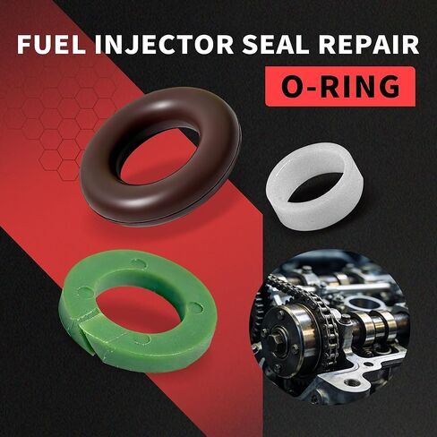 06E998907E 6 Set Fuel Injector Seal Repair O-Ring Kit Compatible With A4 A5 A6 A7 A8 Q5 Q7 TT fit for VW Touareg 06E998907B in Saudi Arabia