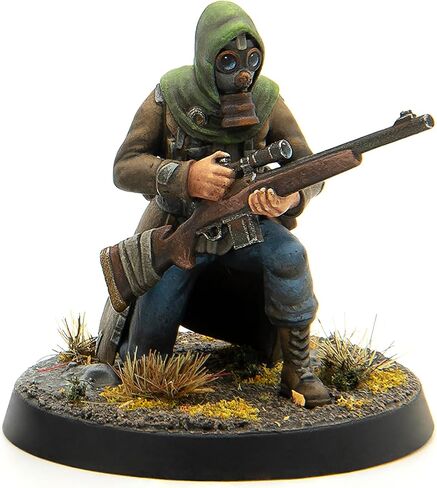 Modiphius Entertainment: Fallout Miniatures: Wasteland Survivors Core Box - 10 Miniatures & Bases, Hard Plastic, Unpainted & Unassembled, Tabletop PRG in Saudi Arabia
