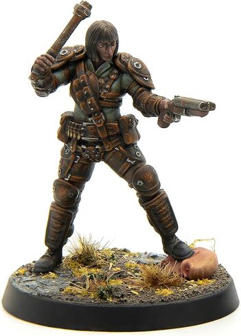 Modiphius Entertainment: Fallout Miniatures: Wasteland Survivors Core Box - 10 Miniatures & Bases, Hard Plastic, Unpainted & Unassembled, Tabletop PRG in Saudi Arabia