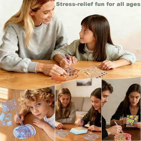 20 Sets of DIY 3D Sticker Scene, Cute Kawaii Cartoon Mini Room Scene Stickers for Kids, Sticker Therapy Scenes for Adult,Make Your Own Miniature House Stickers for Stress Relief Pass The Time in Saudi Arabia