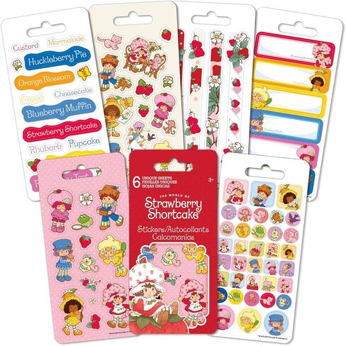 Strawberry Shortcake Mini Sticker Slim Flip Pad - 6 Page in Kuwait