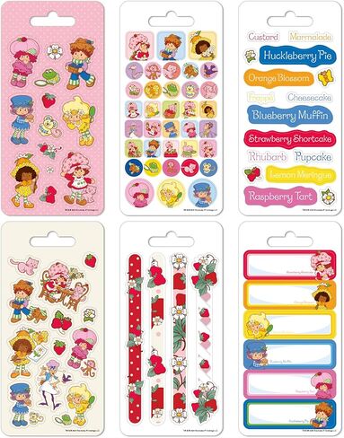 Strawberry Shortcake Mini Sticker Slim Flip Pad - 6 Page in Kuwait