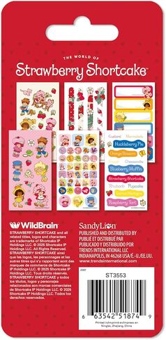 Strawberry Shortcake Mini Sticker Slim Flip Pad - 6 Page in Kuwait