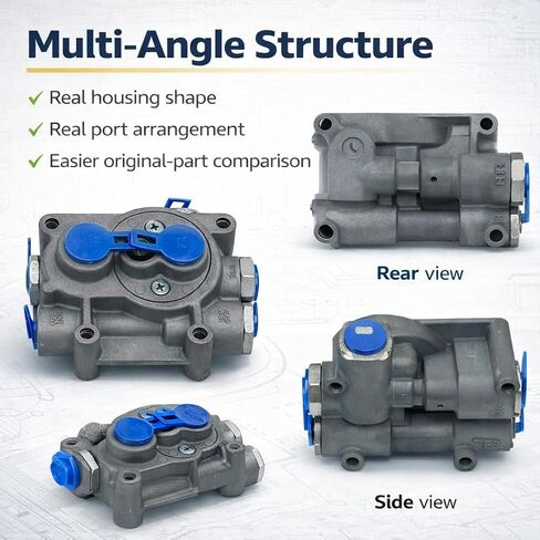 TP-5 Tractor Protection Control Valve Replacement for 802926 800588 2506192C91, Semi Truck Trailer Air Brake Protection Valve, Trailer Supply Valve for Cab Chassis in Saudi Arabia