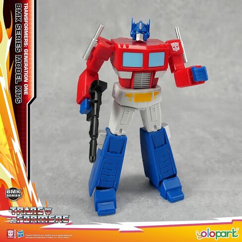 YOLOPARK Transformers Toys 4-Pack G1 Optimus Prime,Megatron,Bumblebee,Starscream Action Figures,BMK Series Transformer Toys for Kids,No Converting in Saudi Arabia