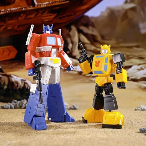 YOLOPARK Transformers Toys 4-Pack G1 Optimus Prime,Megatron,Bumblebee,Starscream Action Figures,BMK Series Transformer Toys for Kids,No Converting in Saudi Arabia