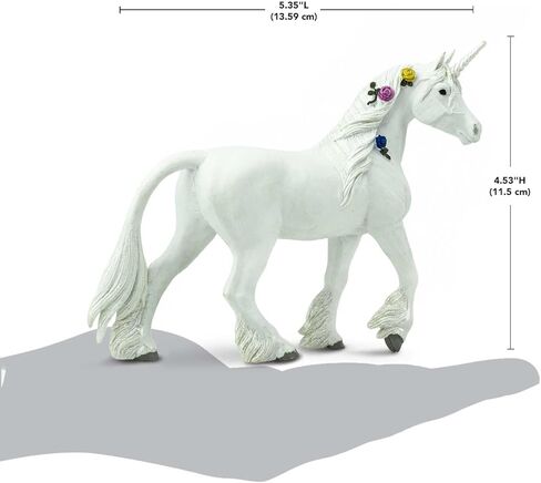 Safari Ltd. Mythical Unicorn Figurine - Realistic Hand-Painted 5.5" Fantasy Themed PVC Figure - Educational Toy for Children Age 3+ in Kuwait