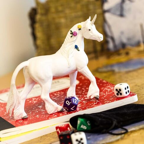 Safari Ltd. Mythical Unicorn Figurine - Realistic Hand-Painted 5.5" Fantasy Themed PVC Figure - Educational Toy for Children Age 3+ in Kuwait