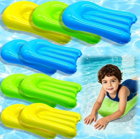 9 Pcs Inflatable Bodyboards for Slip Water Slide, 15.6 X 21.3 in Lawn Water Slides Inflatable Boards, Portable Surfboard for Outdoor Lawn Water Slide, Summer Outdoor Water Fun Supplies in Saudi Arabia