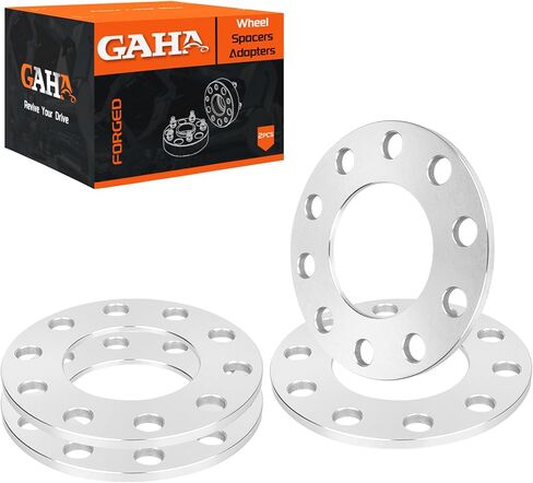GAHA 6x5.5 Wheel Spacers 108mm Hub Bore fit for Chevrolet Tahoe Avalanche Silverado 1500, for GMC Yukon Sierra,for Cadillac Escalade ESV for Ford Ranger Hummer for Toyota with 1/2 inch Adapter, 4PCS in Saudi Arabia