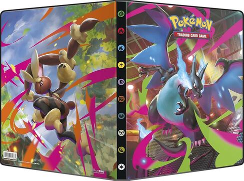 Asmodee - Ultra Pro - Pokémon - Mega Evolution: Fantasmagoric Flames (ME02): حامل بطاقات Pokémon - السعة: 252 بطاقة - ألعاب الطاولة - ملحق بطاقات التداول in Kuwait