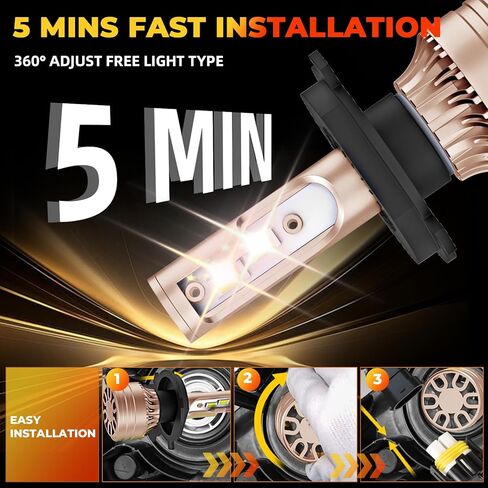 Compatible For Honda Crv 2002 2003 2004 2007-2014 Bulbs, Multi-position Beam Fog Light Bulbs,6000K White,500% Brighter Lightness,Plug and Play,Pack of 4 in Saudi Arabia