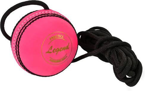 SS Legend Hanging Ball for Cricket Bat Knocking and Practice with Reaction String, Threaded Seam in Saudi Arabia