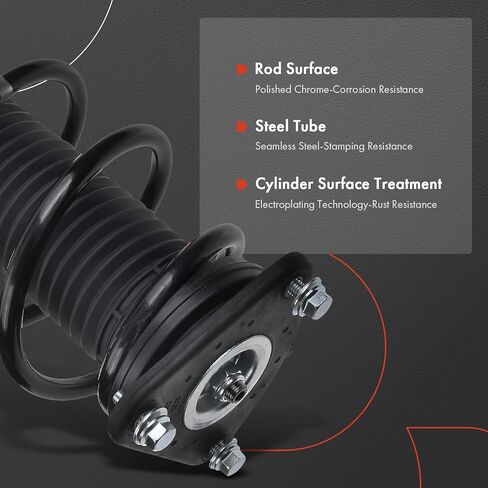 A-Premium Front Struts Compatible with Ford Focus [ST] 2014-2015, w/ 18" Wheels & Sport Susp - 2x Replacement Suspension Complete Strut Assembly Shock with Coil Spring in Kuwait