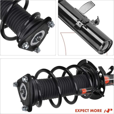 A-Premium Front Struts Compatible with Ford Focus [ST] 2014-2015, w/ 18" Wheels & Sport Susp - 2x Replacement Suspension Complete Strut Assembly Shock with Coil Spring in Kuwait