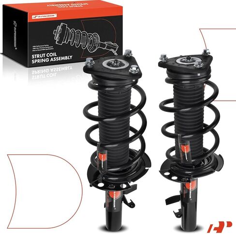 A-Premium Front Struts Compatible with Ford Focus [ST] 2014-2015, w/ 18" Wheels & Sport Susp - 2x Replacement Suspension Complete Strut Assembly Shock with Coil Spring in Kuwait