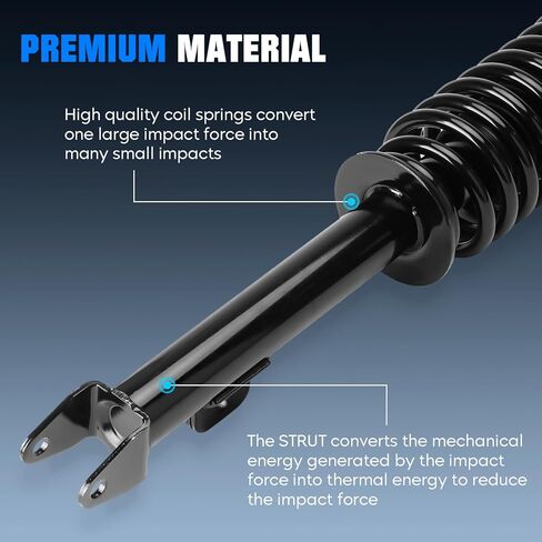 Front Strut Shock Absorber w/Coil for Chrysler 300 2005-2010, for Dodge Magnum 2005-2008, for Dodge Charger 2006-2010 (ONLY RWD, 2.7L, 3.5L Models), Spring Struts Replace for 172248 11260 182248 in Kuwait