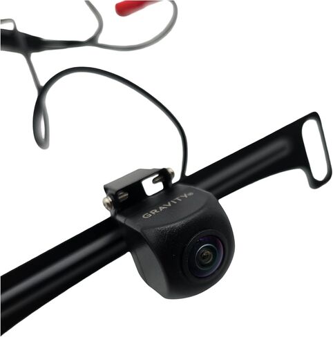 Gravity VGC820PL - CMOS CVBS License Plate Backup Camera, Dynamic Parking Lines, Universal RCA Connectivity - Waterproof & Durable Design for Cars, Trucks, SUVs in Kuwait