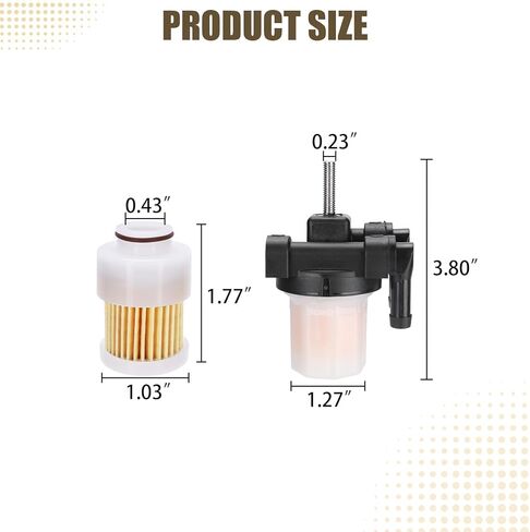 879884T Cartridge Type Fuel Filter Assembly for 40-60HP Mercury and Mariner 4-cylinder EFI 4-stroke outboards in Kuwait