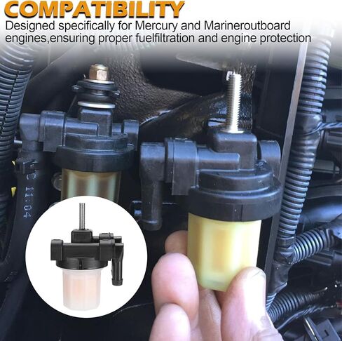 879884T Cartridge Type Fuel Filter Assembly for 40-60HP Mercury and Mariner 4-cylinder EFI 4-stroke outboards in Kuwait