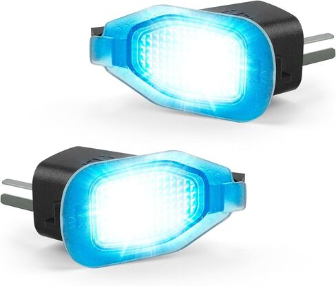 مصابيح LED للمرآة الجانبية، أكثر سطوعًا 10 مرات متوافقة مع Ford Mustang 2013-2024، التوصيل والتشغيل، مصباح LED تحت المرآة، ضوء أزرق in Kuwait