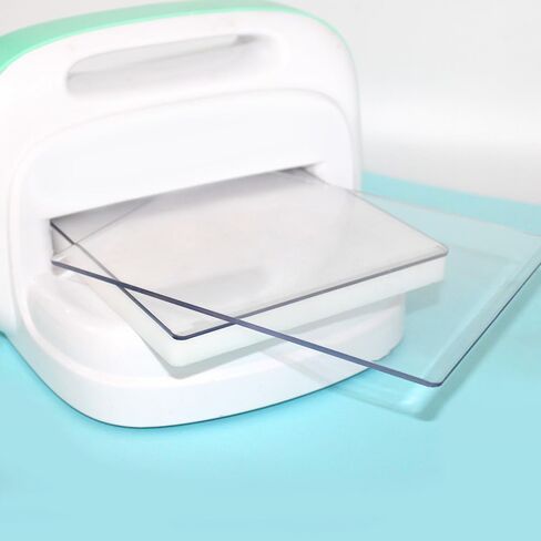 DaKuan Acrylic Cutting Plates, 7.67" x 5.86" x 3mm, Clear, 2 Pack | Embossing Mats, Compatible with Small Die Cut Machines, For Card Making, Scrapbooking, and DIY Crafts in Kuwait