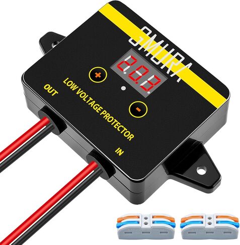 حامي الجهد المنخفض DC 12-36V، مفتاح فصل الجهد المنخفض المقاوم للماء مع شاشة LED رقمية، وحدة حماية من التفريغ الزائد تستخدم لبطاريات الرصاص الحمضية والليثيوم in Kuwait