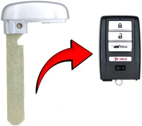 Uncut Smart Emergency Key Blade for Acura 2014-2021 / PN: 35118-TY2-A00 Keyway: HO01-SVC in Saudi Arabia