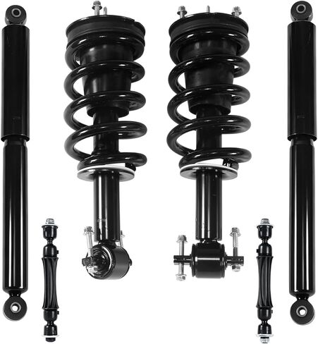 Front Struts w/Coil Spring Assemblies fit for Chevy Trailblazer 2002-2009, for GMC Envoy 2002-2009 (Set of 2) Replacement #171341 in Kuwait