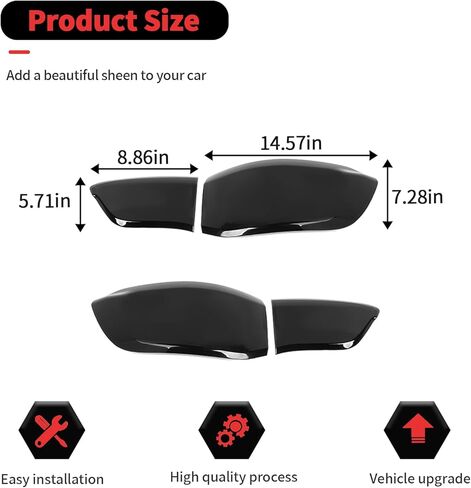 RT-TCZ Smoked Black Tail Light Lamp Cover Guard Trim Decoration Exterior Accessories for Jeep Compass 2017-2025 in Kuwait