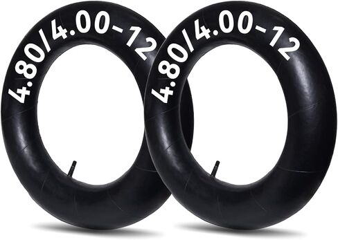 2-Pack 4.80-12 Trailer Tire Tube 5.00-12 4.50-12 Heavy-Duty Inner Tube with TR13 Straight Valve for ATV, Lawn and Garden Trailer, Mower, Tractor, Truck in Saudi Arabia