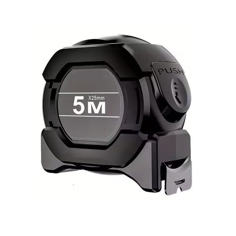 High Precision Carbon Steel Measuring Tape, Wear-Resistant Tape Measure with Fraction, Self-Locking - 5m Long, 25mm Wide in Kuwait