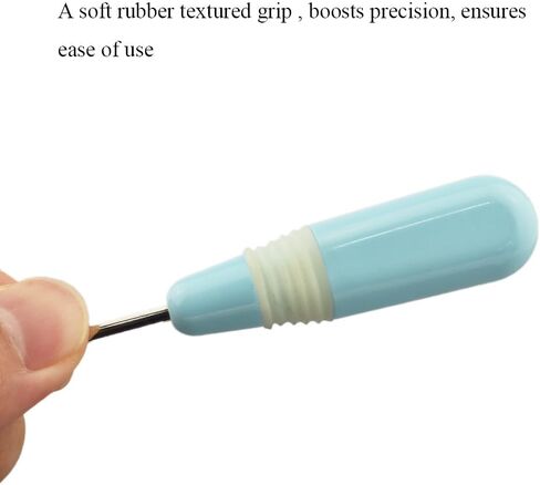 HAHIYO Blue Seam Ripper Ergonomic Grip Thread Stitch Remover Tool Sewing Stitch Cutter Thread Ripper Unpicker Sewing Accessory&Supply for Crafting Notions Quilting Sewing Hem, 4.1-Inch 1PCs in Kuwait