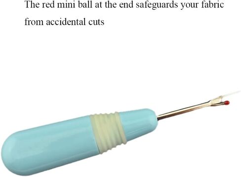 HAHIYO Blue Seam Ripper Ergonomic Grip Thread Stitch Remover Tool Sewing Stitch Cutter Thread Ripper Unpicker Sewing Accessory&Supply for Crafting Notions Quilting Sewing Hem, 4.1-Inch 1PCs in Kuwait