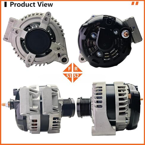 Alternator Compatible with Chrysler 200,Town&Country;For Dodge Avenger,Grand Caravan,Journey;for Ram C/V;For Volkswagen Routan,-3.6L-REPLACE#4210000770,4210000771,7B0903015,68272108AA,11570N in Saudi Arabia