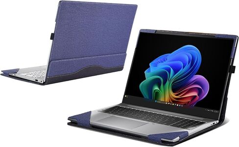 Laptop Case for HP OmniBook 7 Flip 2-in-1 Next Gen AI 16t-au000, 16-au0017nr，16-au0047nr，16"[not Compatible with Any Other Model] ，PU Leather Inside Pocket Cover (Dark Gray) in Kuwait