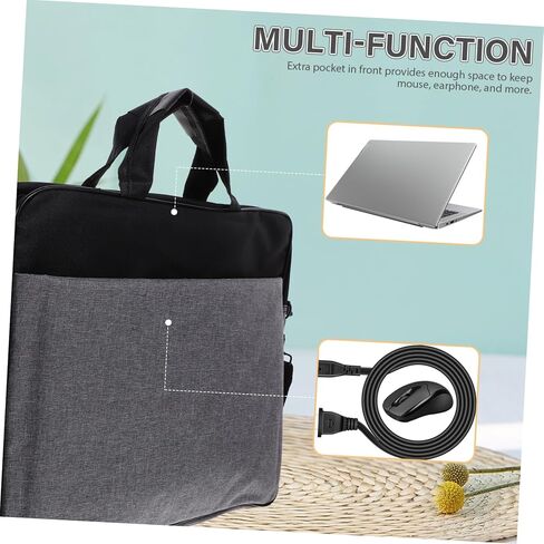 Housoutil Laptop Sleeve Bag Lightweight Wear-resistant Case Pocket for Business Travel Portable Protective Holder for Laptops and Tablets in Kuwait