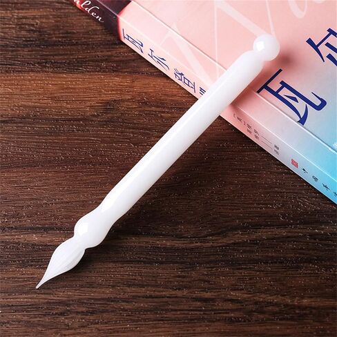 Short Glass Dip Pen Ergonomic Grip Glass Dip Pen for Beginner Artist Writing Sketching Journaling Scrapbooking in Saudi Arabia