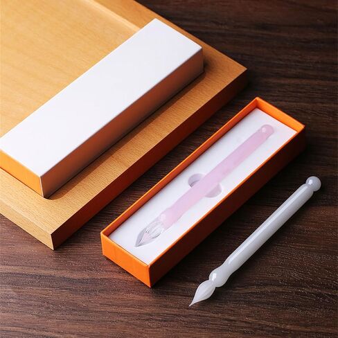 Short Glass Dip Pen Ergonomic Grip Glass Dip Pen for Beginner Artist Writing Sketching Journaling Scrapbooking in Saudi Arabia