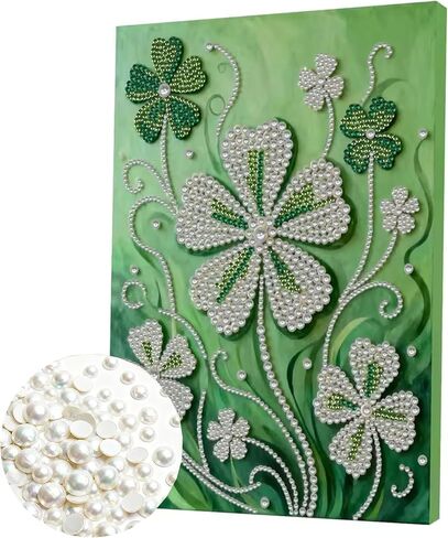 Huacan DIY 3D Pearl Painting Kit - زهرة اللؤلؤ الفن الحرفية عدة لوحة اللؤلؤ لديكور جدار المنزل 12 * 15.7 بوصة للبالغين والمبتدئين in Kuwait