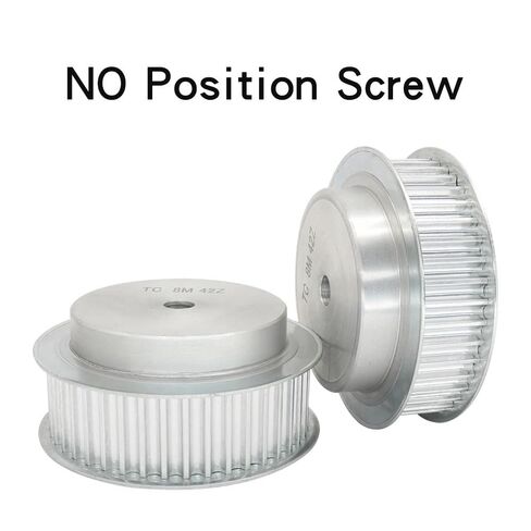 Belt Pulley 8M-38T/39T/40T/42T/44T/45T Bore Size 12 mm Teeth Pitch 8, Alloy Wheel for Width 25/30 8M Timing Industrial Bearings Gears(8M42T (Bore 12 mm),32 mm) in Kuwait